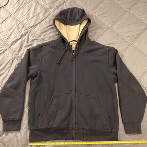 LL Bean Katahdin Iron Works Hooded Sweatshirt